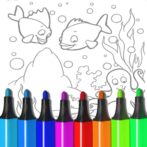 Special Easy Animal Coloring Pages For Kids